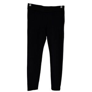 Ann Taylor Petite Marisa Skinny Ankle Low Rise Knit Dress Pants Black 2P